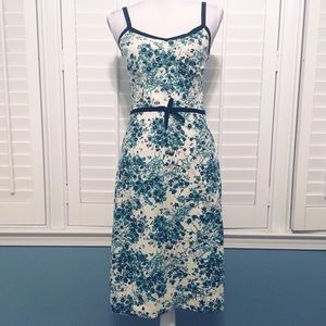 Anthropologie Odille sleeveless midi floral dress